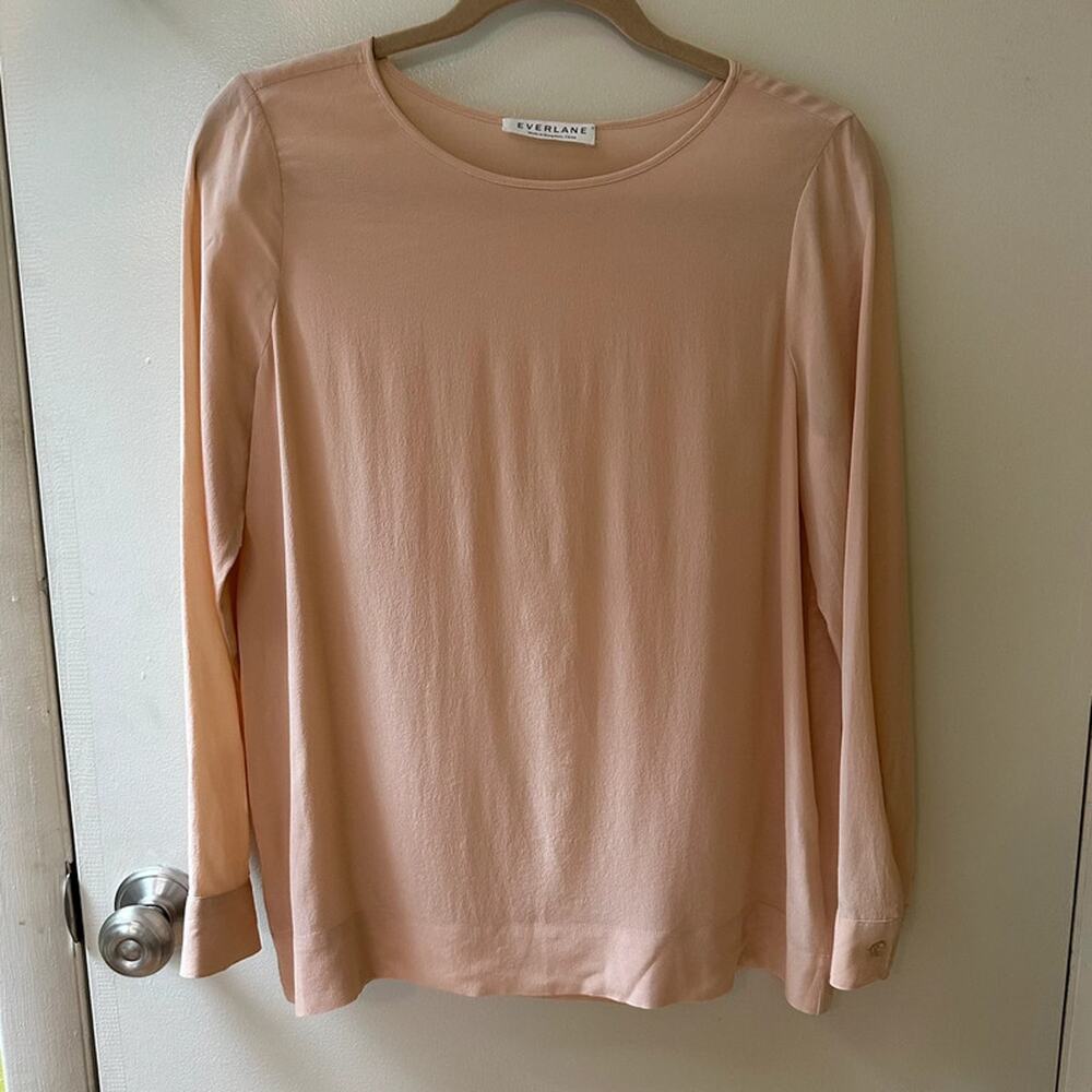 Everlane clean silk blouse